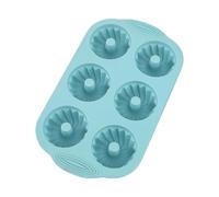 Molds for Baking - 28.5x17x3.5cm Nonstick Silicone Tray, Six Cavity Design, Seashell Shaped Bakeware | Cupcake Muffin Chocolate Cookie Dessert Ice Soap Home Kitchen Party Holiday Decorative Uses