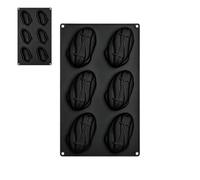 Molds for Baking - 3D Nut Shape Dessert Pan - 6 Cavity Pudding Mold,for Bakery Restaurant Cafe Pastry Baking Kitchen Home