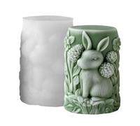Molds for Candles |soap Casting | Cute 3D Animal Silicone Moldds | Bunny Flower Epoxy Resin Art Craft | Soaps Castings Wax Mould | for Home Room, Wedding, Dinner, Table