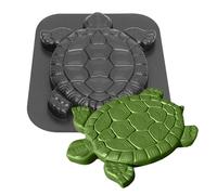 Molds for Concrete - Cement Stepping Stone Molds Turtle Shape | Reusable Tortoise Mould Crafting Paving Supplies for Artists Landscapers Professionals Beginners