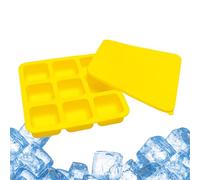 Molds for Freezer, 9 Cavities Gadgets Reusable Silicone with Lid | Container - for Whisky Coffee Kitchen Parties Drink Food Bar Camping Chocolate