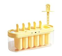 Molds for Kids - 3 Colour Ice Lolly Moulds Set with Sticks, Reusable Safe BPA Free Easy Release Ice Pop Maker with Funnel for Homemade Yogurt and Fruit for Summer Treats