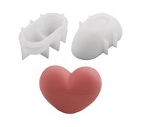 Molds for Resin | Cute Crafting Tools | Heart-Shaped Cup Making Plaster Molds,for Wax Plaster Storage Jars Candle Cups Home Decor Party Favors Christmas Birthday Beginners Women