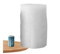 Molds, Silicone Flexible DIY Forms, Heat Resistant Pouring Tools, Smooth Release, Handmade Candle Making Supplies, Round Square Oval Shapes 6.2x6.2x9.3cm/2.44x2.44x3.66 Inches