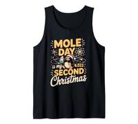 Mole Day is My Second Christmas Chemistry Science Tank Top
