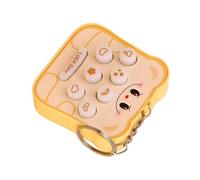 Mole Game Keychain - Pop Fidget Bag Charm, Stress Reduction Cute Glowing Accessory, Collectible Kids Toy Accessory Glow, Portable Bag Decoration For Kids Adults Children School Travel Fun Sensory Toy