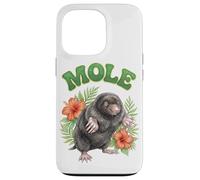 Mole Groovy Floral Mole Watercolor Boho Mole Case for iPhone 13 Pro