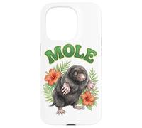 Mole Groovy Floral Mole Watercolor Boho Mole Case for iPhone 15 Pro