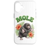 Mole Groovy Floral Mole Watercolor Boho Mole Case for iPhone 16 Plus