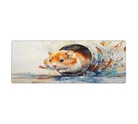 Mole In A Jar Mouse Pad In Big Extended Non-Slip Rubber Base Mousepad With Stitched Edges Gaming Pc Desktop Large Mouse Pad 11.8x31.5