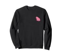 Mole Minimalist Red Pink Heart Women Girls Sweatshirt
