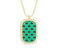 Mole Potholing Pendant Necklaces Cute Necklace Charm Jewelry for Women Men