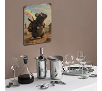 Mole Rainbow Memory Fragments (4) Tin Sign Vintage Metal Pub Club Cafe Bar Home Wall Art Decoration Poster Retro 8x12inch(20x30cm)