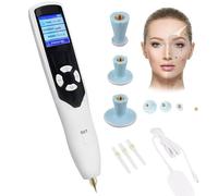 Mole Removal Pen, 2 In 1 Plasma Skin Lifting Pen, With 7 Replacement Heads, 5 Intensity Levels + 2 Working Modes, For Skin Care, Spot Mole Removal