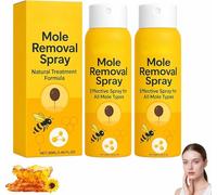 Mole Removal Spray, Natural Ingredients, for Skin Spray for Face & Body and All Skin Types,2pcs