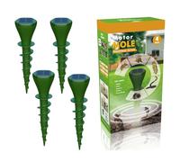 Mole Repeller Solar Ultrasonic 4 Pack, IP65 Waterproof Tested Champion Against Moles and Snakes in Gardens Animal-Friendly Rodent Repeller Keeps Snakes Out of Your Yard