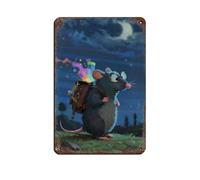 Mole Steals Memory (4) Retro Poster Metal Tin Sign Chic Art Retro Iron Painting Bar People Cave Cafe Family Garage Poster Wall Decoration 8x12inch(20x30cm)