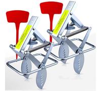 Mole Traps Jawed Scissor, Easy Step to Set, Heavy Duty Mole Killer for Lawns, Ground Mole Traps 2 Packs