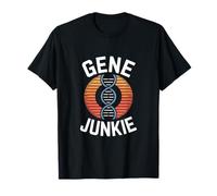 Molecular Biology Gene Junkie Vintage DNA Illustration T-Shirt