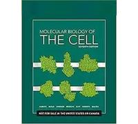 MOLECULAR BIOLOGY OF THE CELL Hardcover