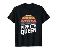 Molecular Biology Pipette Queen Retro T-Shirt