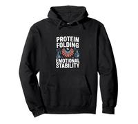 Molecular Biology Protein Folding Science Humor Vintage Art Pullover Hoodie