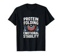 Molecular Biology Protein Folding Science Humor Vintage Art T-Shirt