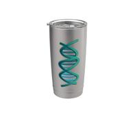 Molecular Deoxyribonucleic Acid Double Helix DNA Stainless Steel Insulated Tumbler