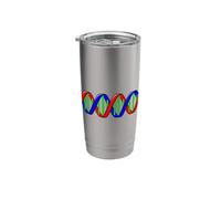 Molecular Deoxyribonucleic Acid Double Helix DNA Stainless Steel Insulated Tumbler