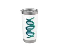 Molecular Deoxyribonucleic Acid Double Helix DNA Stainless Steel Insulated Tumbler