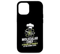 Molecular Gastronomy Chef Stirring Up Trouble Atomic Level Case for iPhone 12/12 Pro
