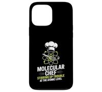 Molecular Gastronomy Chef Stirring Up Trouble Atomic Level Case for iPhone 13 Pro Max