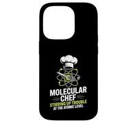 Molecular Gastronomy Chef Stirring Up Trouble Atomic Level Case for iPhone 14 Pro