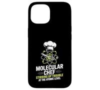 Molecular Gastronomy Chef Stirring Up Trouble Atomic Level Case for iPhone 15