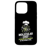 Molecular Gastronomy Chef Stirring Up Trouble Atomic Level Case for iPhone 15 Pro Max