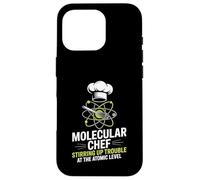 Molecular Gastronomy Chef Stirring Up Trouble Atomic Level Case for iPhone 16 Pro