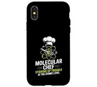 Molecular Gastronomy Chef Stirring Up Trouble Atomic Level Case for iPhone X/XS