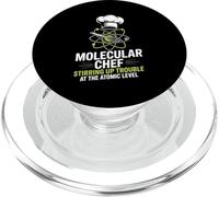 Molecular Gastronomy Chef Stirring Up Trouble Atomic Level PopSockets PopGrip for MagSafe