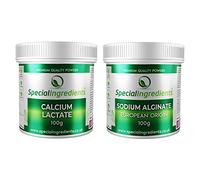 Molecular Gastronomy Ingredients Calcium Lactate 100g and Sodium Alginate 100g