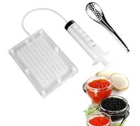 Molecular Gastronomy Kit, Caviar Maker Box Spherification Dropper, Molecular Gastronomy Kit For Desserts, Drinks, Yogurt, Ice Cream