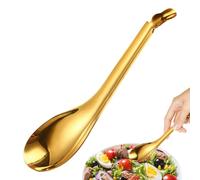 Molecular Gastronomy Spherification Spoon - Professional Stainless Steel Slotted Bar Utensil, Gold and Silver Strainer Filter Device | Precision Kitchen Tool