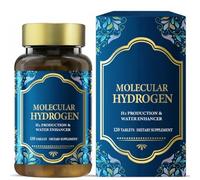 Molecular Hydrogen Water Tablets, 120 Hydrogen Tablets for Drinking Water, Each Containing 200 mg Magnesium, Instant Soluble in Water, Supports Brain Health, Boosts Energy, Vegan and Gluten-Free