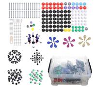 Molecular Model Kit, 974 PCS Chemistry Molecular Structure Model with Atoms, Charge-Cloud, Organic/Inorganic Chemistry Teaching Kit, Science Kit for Space Imagination/Interest Cultivation