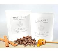Molecule Botanical Home Fragrance | Classic Candle - After Dinner Drinks in The Library - Infused with Dark Honey, Sandalwood, and Tobacco - Long-Lasting Aromatic Candle for a Sensual Ambiance - 220g