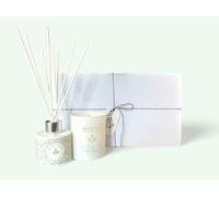 Molecule Botanical Home Fragrance Gift Set - After Dinner Drinks in The Library - Dark Honey, Sandalwood, Tobacco - Sweet Woody Hypnotic Scent - 45hrCandle & 100ml Diffuser