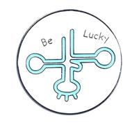 Molecule Series Enamel Pin: Caffeine, Serotonin, Dopamine - Scientific Badge for Backpack, Normal, Non-precious metal