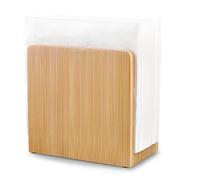 MOLEDINO Bamboo Paper Napkin Holders Stand for Tables,Small Wooden Tissue Napkin Holder Outdoor for Kitchen,Rusitic Vertical Napkin Dispenser Outside for Cocktail Bar Dinner Tabletop Cafe