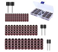 MOLENCO 150 Pcs Drum Sander Sleeves Set, Sanding Drums for Dremel