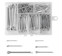 MOLENCO 230 Pcs Cotter Pins Assortment Kit, Steel Split Pins Assorted