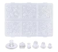 MOLENCO 600 Pcs Silicone Earring Backs, Clear Rubber Earrings Stoppers